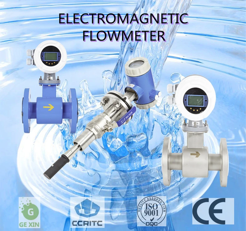 Insertion Electro Magnetic Flow Meter for Sea Water Sewage Slurry