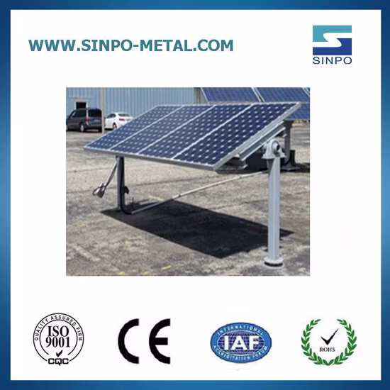 Acessórios de suporte de liga de alumínio para sistema de montagem de painel solar