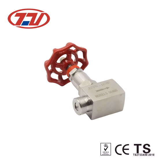A linha de alta temperatura SS304 de aço inoxidável SS316 forjou a válvula de agulha fêmea